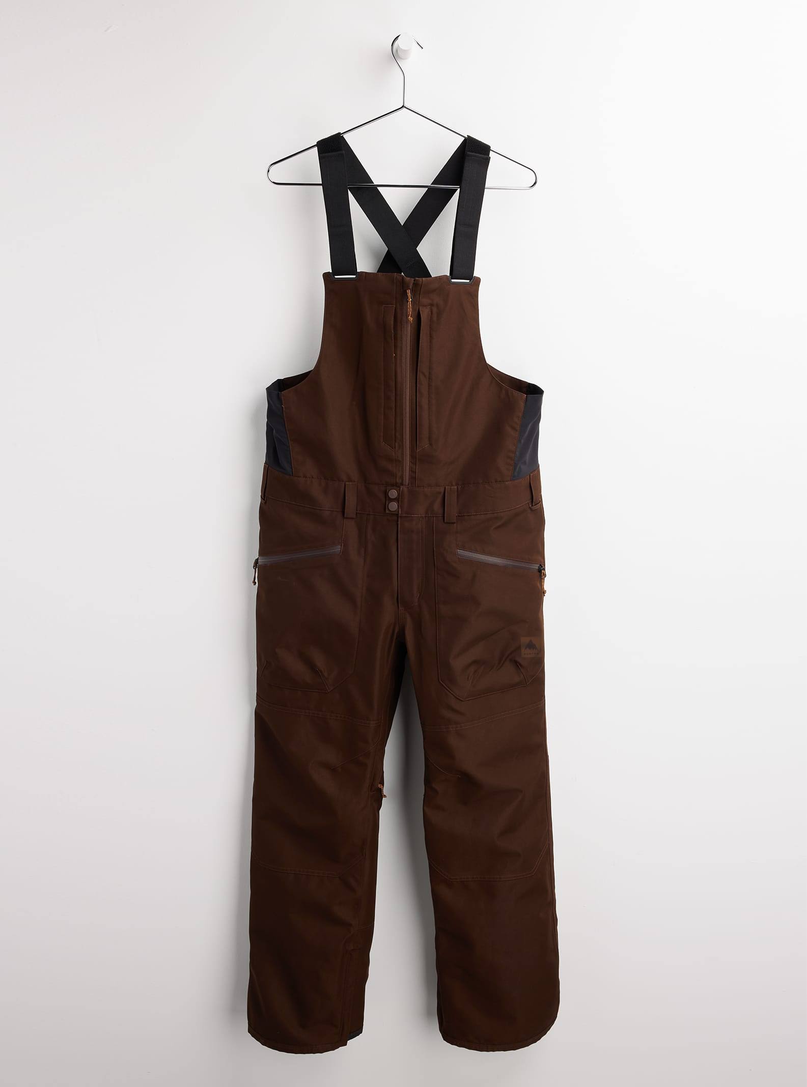 Burton Reserve GORE-TEX Bib Pant - Men&s Seal Brown, L