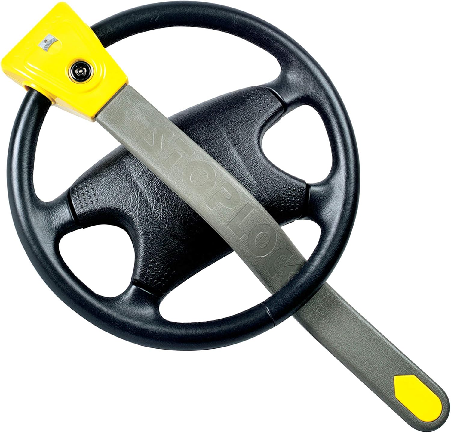 Stoplock 'Professional' - Steering Wheel Lock for Cars - Secure Anti-Theft Device W/Keys