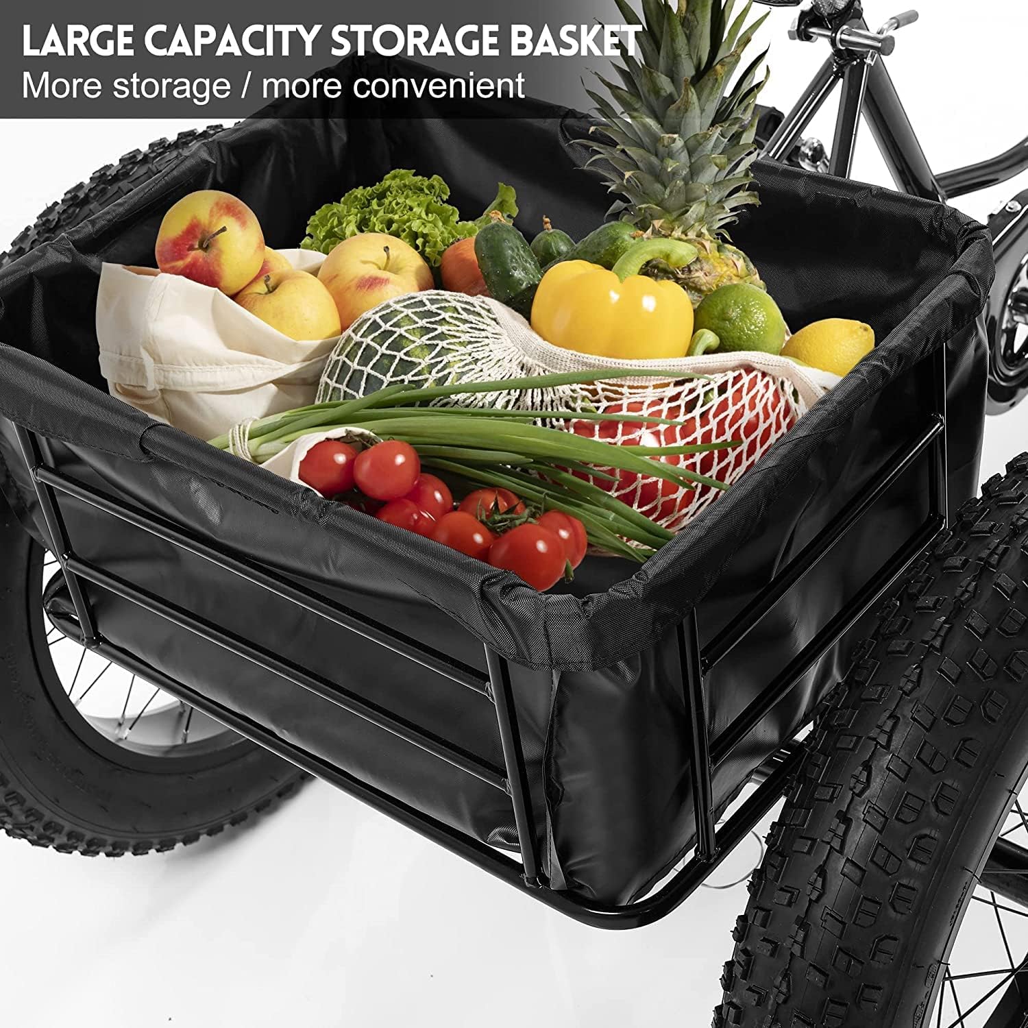 Adult Tricycles, 7 Speed Adult Trikes 20 Inch 3 Wheel Bikes for Adults with Large Basket for Recreation, Shopping, Picnics Exercise Men's Women's Cruiser Bike