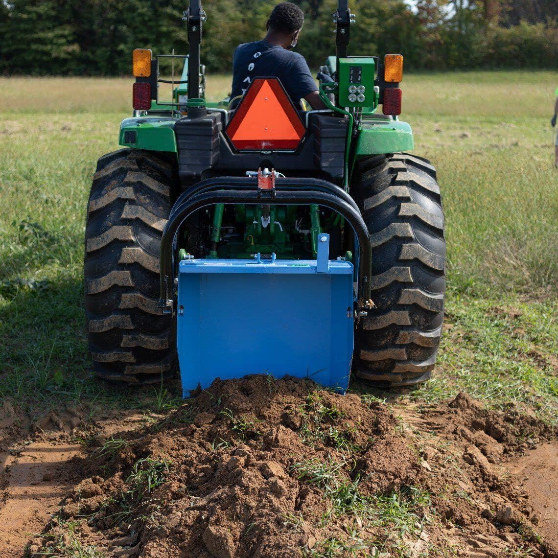 Titan Attachments 30" Reversible Dirt Scoop Shovel and Scraper, Category 1, 3 Point Tractors