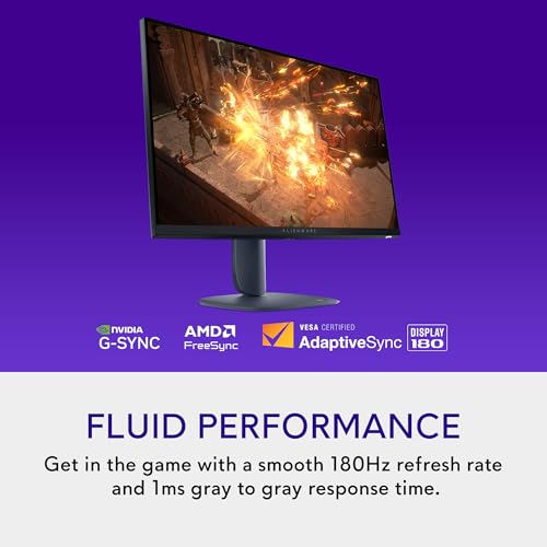 Alienware 34 Curved Gaming Monitor – AW3425DWM - 34-inch WQHD 180Hz 1ms Display, 1500R, AMD FreeSync Premium, VESA AdaptiveSync.