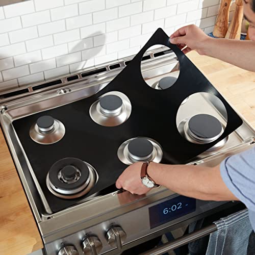 StoveGuard USA-Made, Custom Designed Precision Cut Stove Cover for Gas Stove Top, Premium 6x Thicker Heavy-Duty Whirlpool Gas Range, Mod# WCG97US0DS