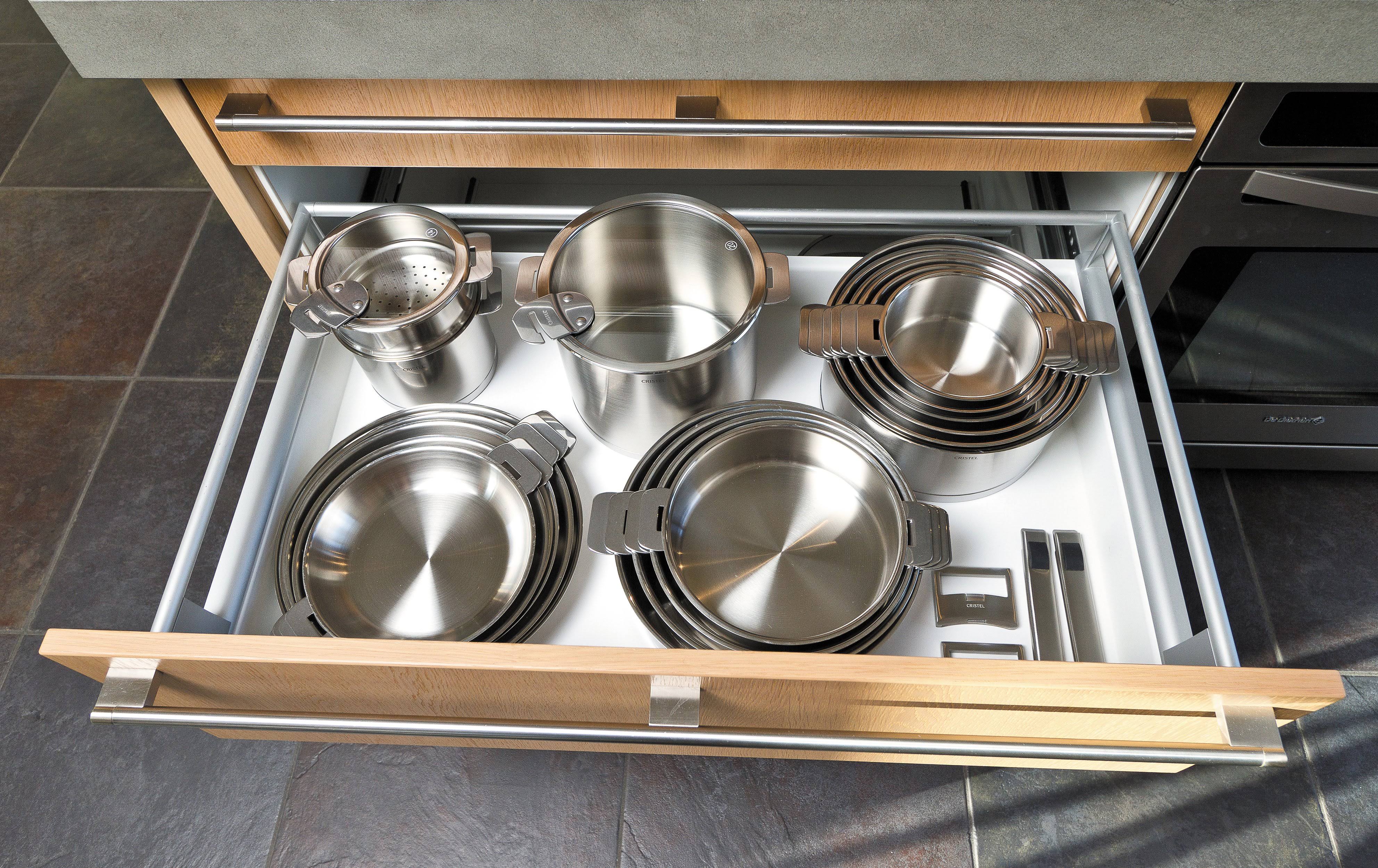 Cristel Strate Saucepan with Lid 1qt.