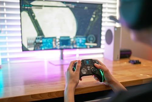 Turtle Beach Stealth Ultra High-Performance Wireless Gaming Controller Licensed for Xbox Series X|S, Xbox One, Windows PC, Android - LED Dashboard, Dock, RGB Lighting, 30-Hr Battery, Bluetooth, Black
