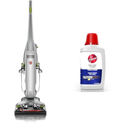 Hoover FloorMate Deluxe Hard Floor Cleaner Machine, Lightweight Cleaning Machine, Floor Scrubber with Spin Scrub Brushes, Wash and Dry Mode, Ideal for Hardwood, Vinyl, Tile, Laminate and More