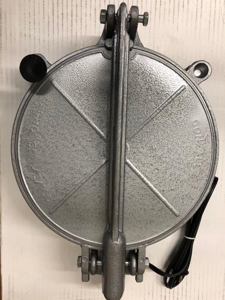 Mexican Large 10" Cast Aluminum Electric Tortilla Maker Commercial Restaurant Quality