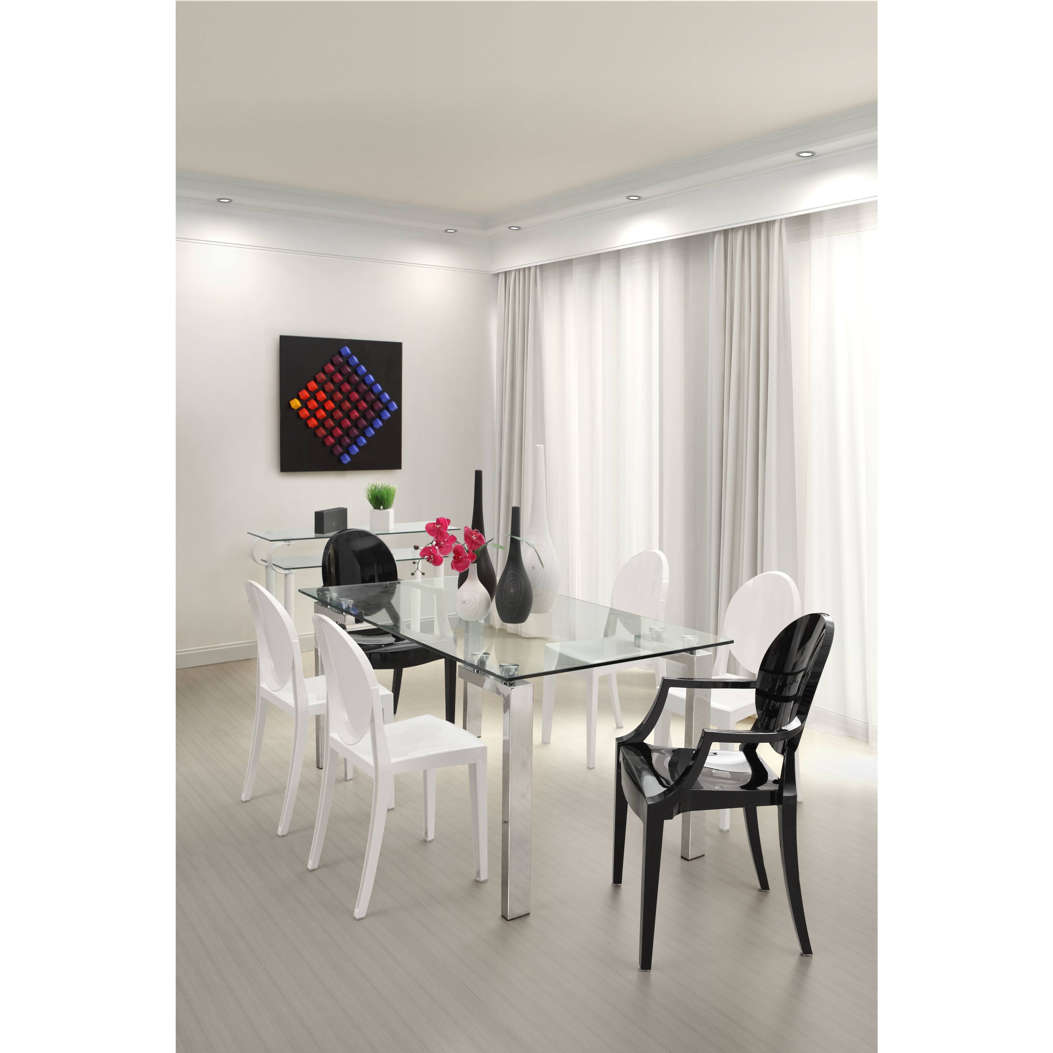 Zuo Modern Roca Dining Table Stainless Steel