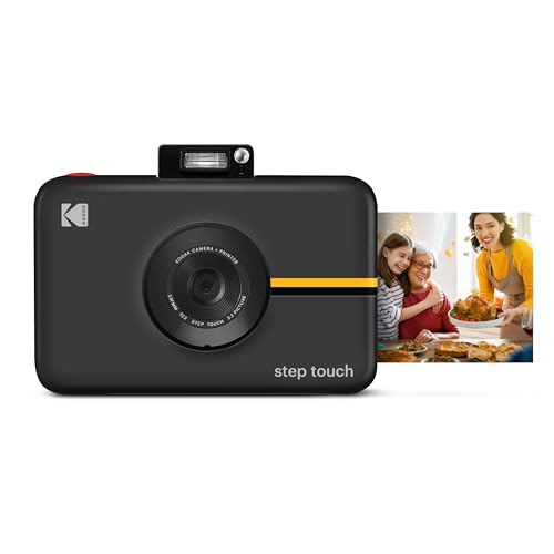 Kodak Step Touch | 13MP Digital Camera & Instant Printer with 3.5 LCD Touchscreen Display, 1080p HD Video - Editing Suite, Bluetooth & Zink Zero Ink Technology | White