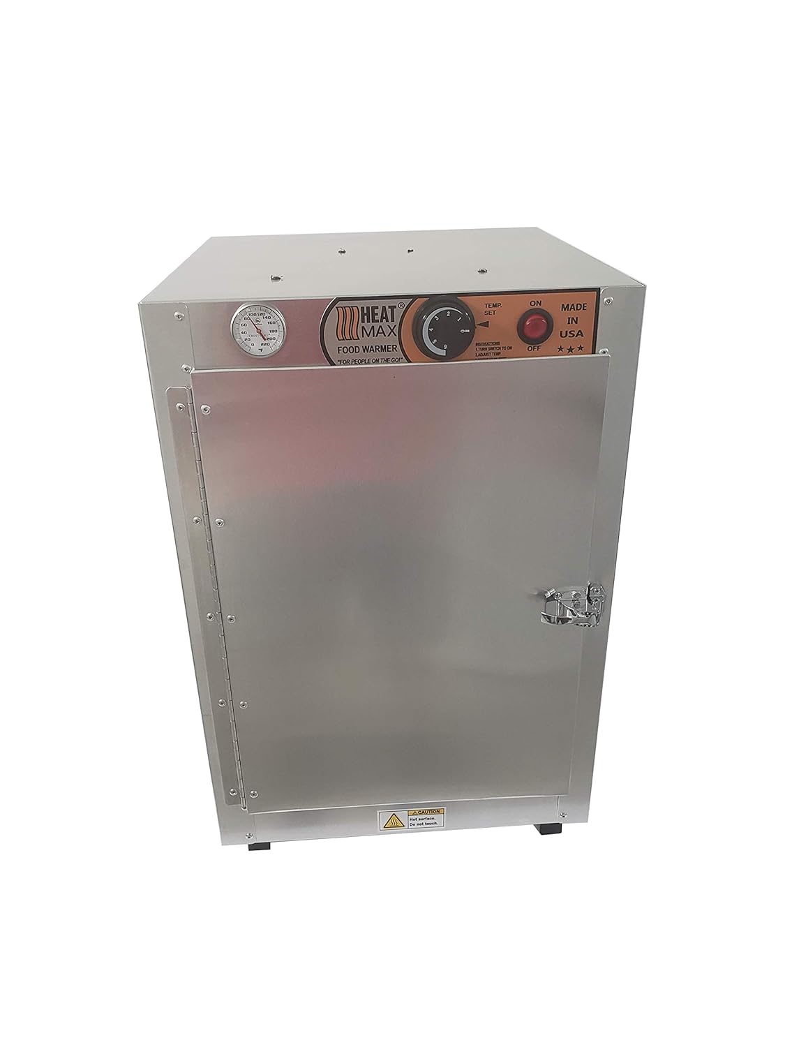 HeatMax 16x16x24 Small Hot Box Food Warmer- The Original and The Best - with an Interior usable Shelf Space of 13 x 15.5 inch. for Half Size Disposable Pans, BBQ, Pizza, Any hot Food