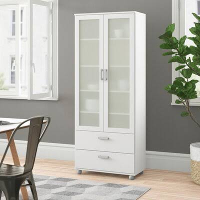 Nikhil China Cabinet Zipcode Design Color: White