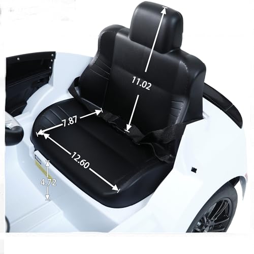 12V Kids Ride on Car W/Parents Remote Control,Powerful 2x390W Motor,Foot Pedal, 3 Speeds, USB,MP3, LED Lights, Safety Belt,Power Display,Slow Start,Four Wheel Suspension,for Kids Ages 3-8 Pink