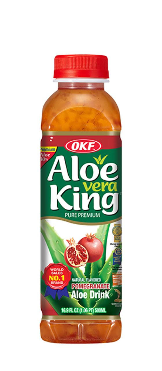 OKF AVK340 Aloe King Pomegranate 500 ml. - Case of 20