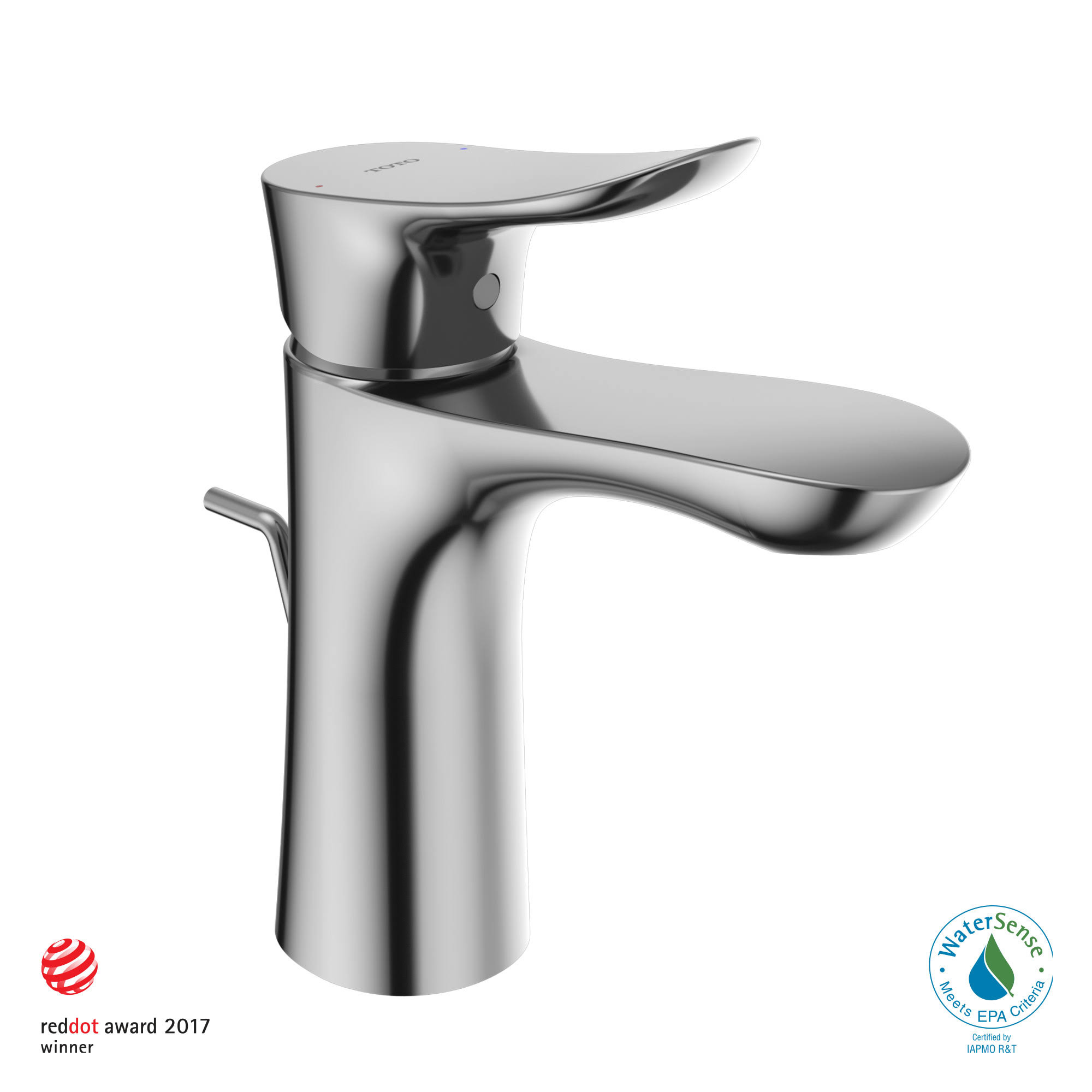 Toto Go 1.2 GPM Single Handle Bathroom Sink Faucet with Comfort Glide Technology, Polished Chrome - TLG01301U#CP