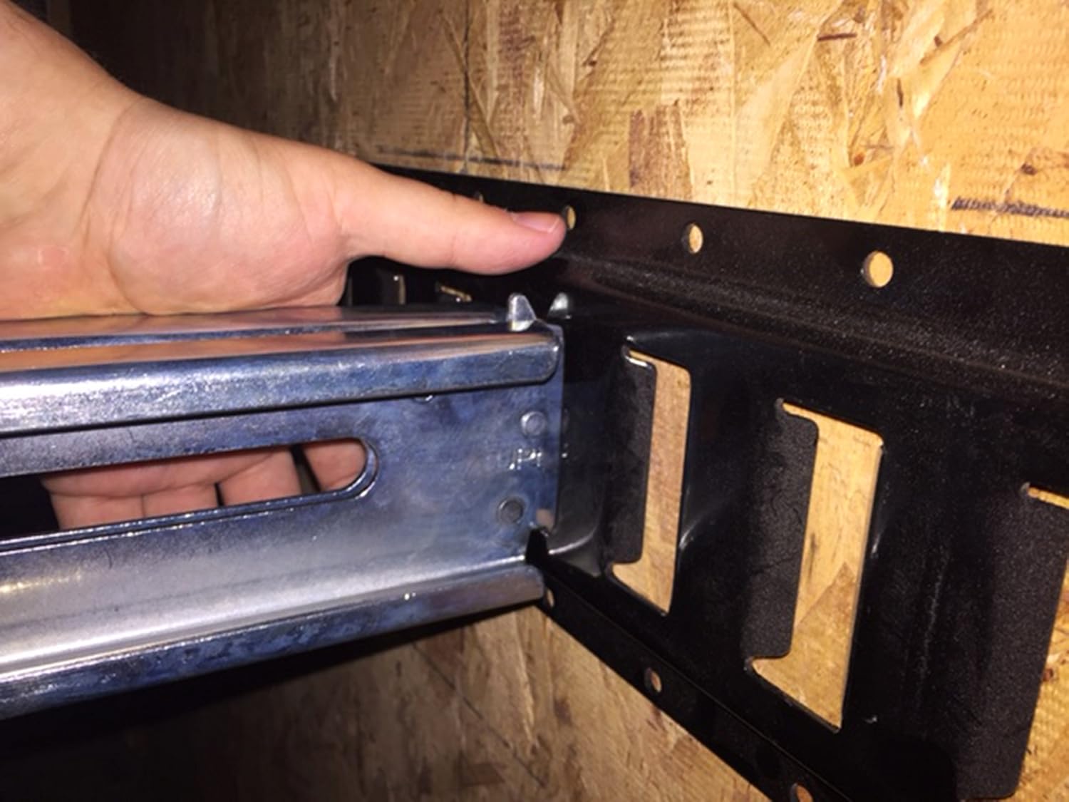 Two 85- 96 Adjustable Aluminum E-Track Decking/Shoring Beam | Cargo Load Lock Bar for Enclosed Trailers, Trucks, Vans, and Reefers with The E Track Tie-Down System
