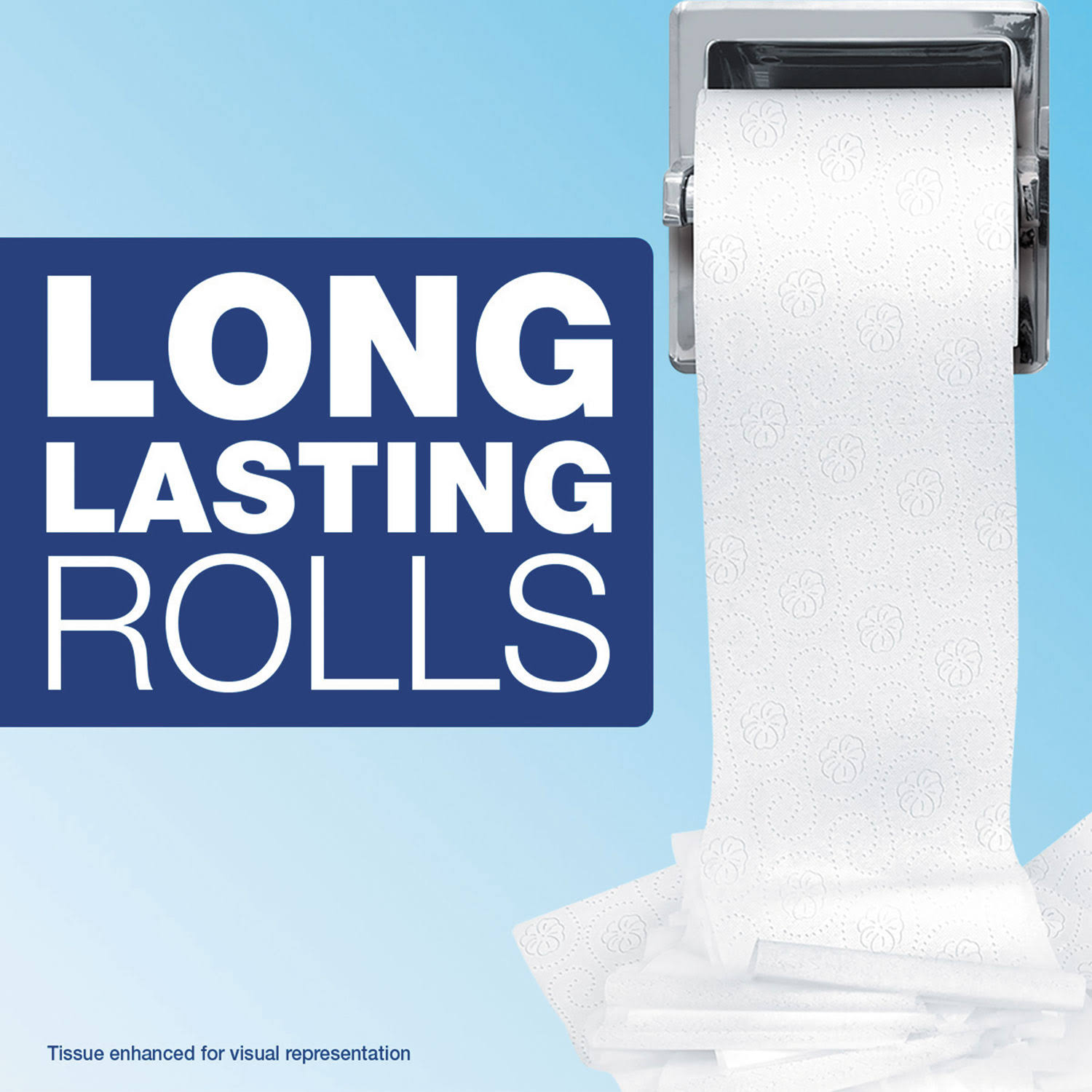Charmin 71693 Commercial Bathroom Tissue, 2-Ply, White, 450 Sheets/Roll, 75/Carton