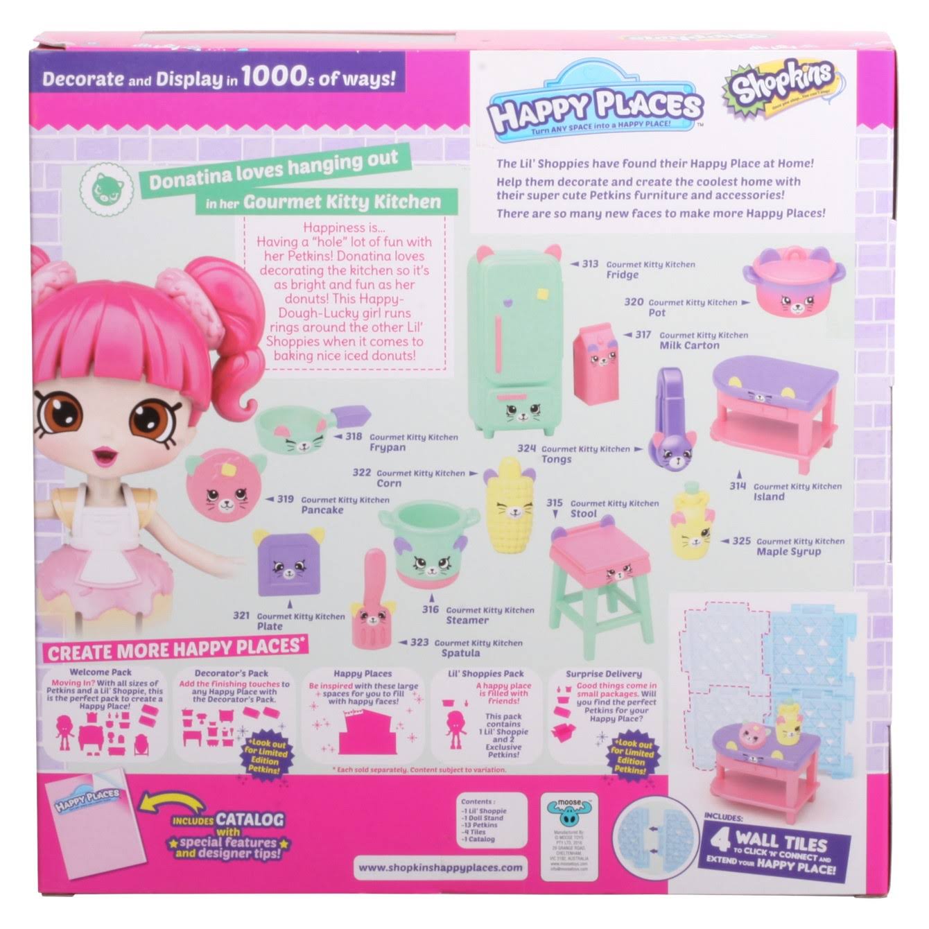Shopkins Season 3 Happy places Welcome Pack - Gourmet Kitty Kitchen