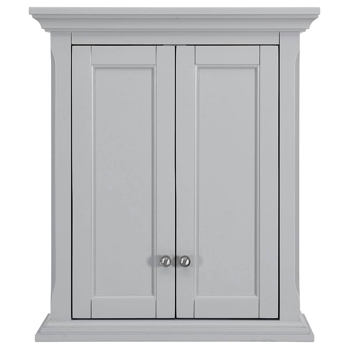 Allen + Roth Roveland 24-in W x 28-in H x 10-in D Light Gray Bathroom Wall Cabinet 1026Wc-24-242