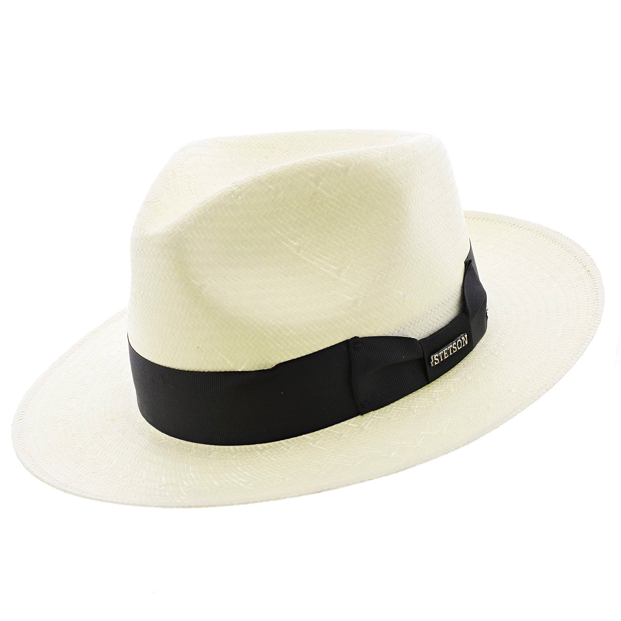 Stetson Adventurer - Shantung Fedora Hat TSADTR Natural - Medium Straw