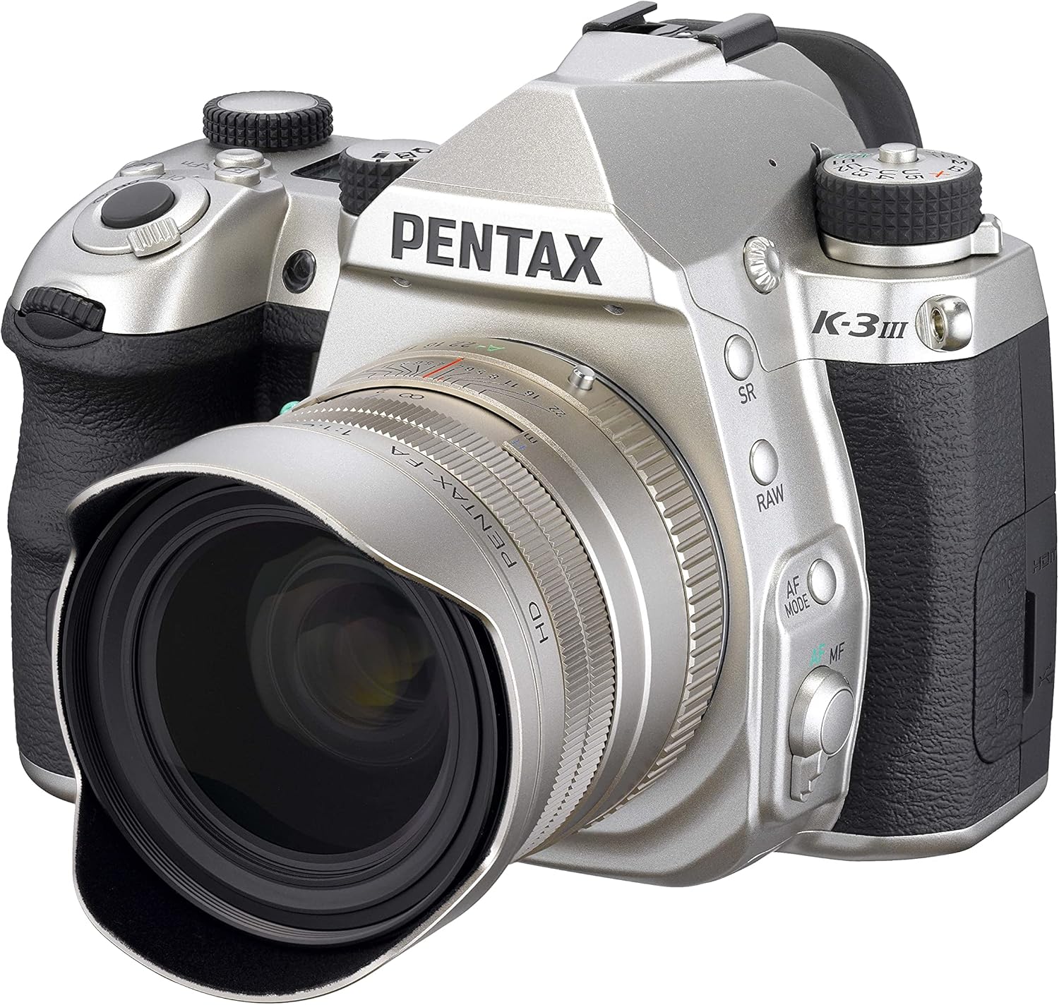 Pentax K-3 Mark III Flagship APS-C Black Camera Body - 12fps, Touch Screen LCD, Weather Resistant Magnesium Alloy Body with in-Body 5-Axis Shake Reduction. 1.05x Optical viewfinder with 100% FOV