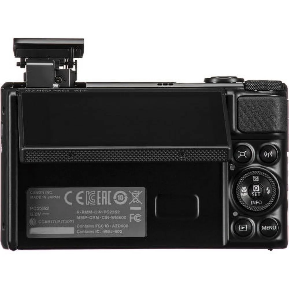 Canon PowerShot SX740 HS Digital Camera (Black) with 64 GB Memory Card