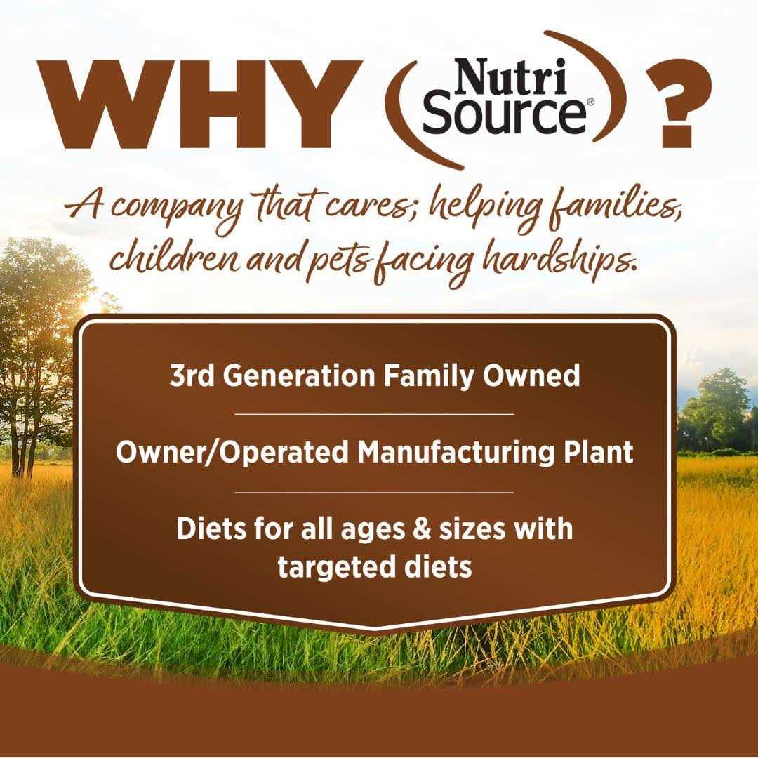 NutriSource Large Breed Adult Lamb Meal &amp; Rice Dry Dog Food - Pet Supplies online store