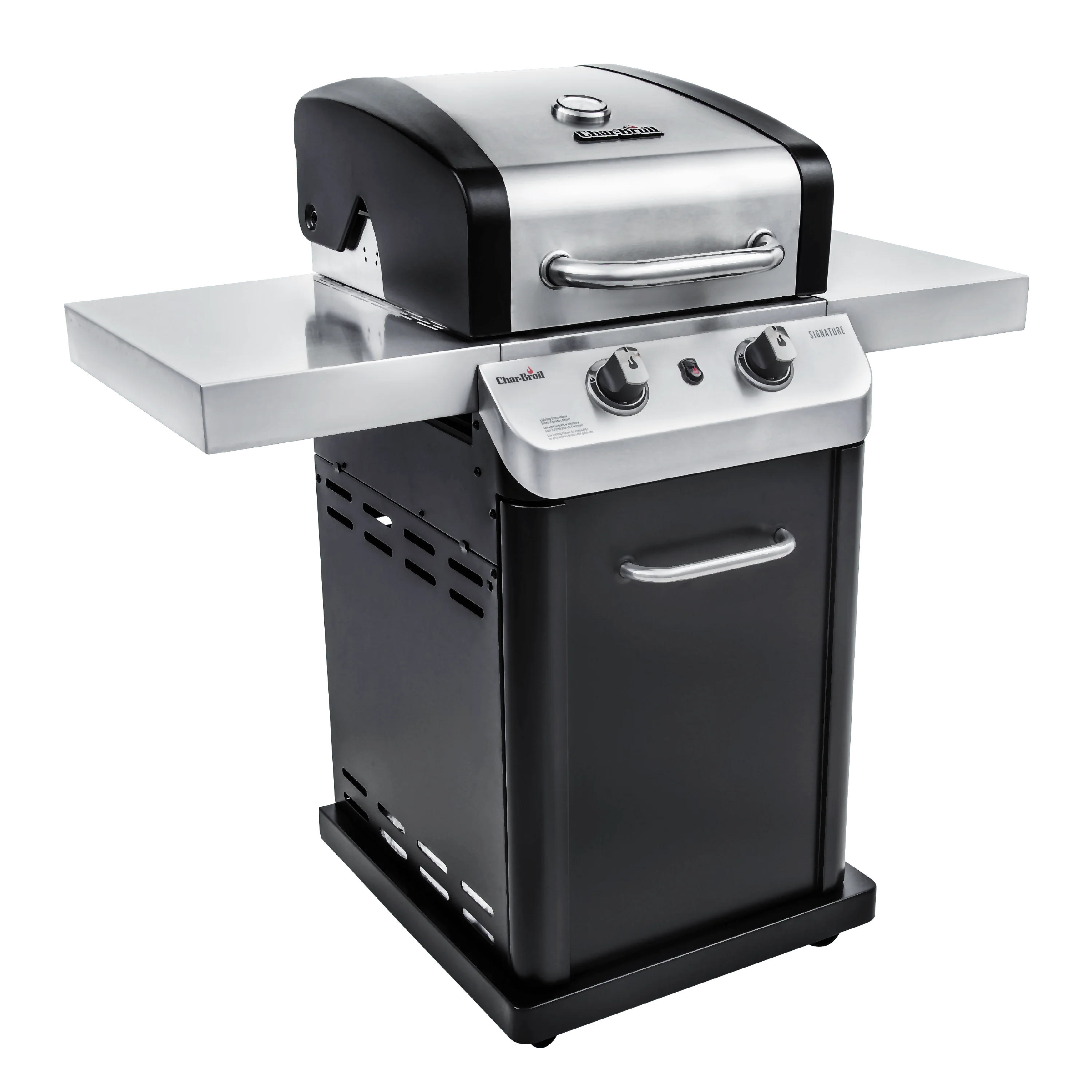 Char-Broil 2 Burner Silver and Black Natural Gas Gas Grill