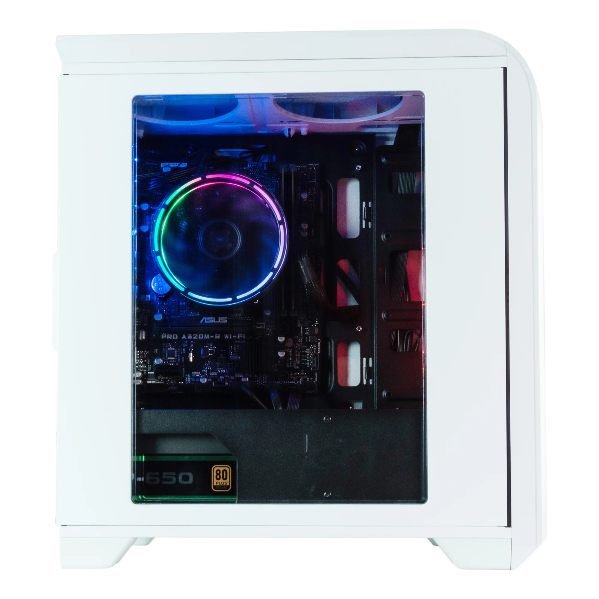Periphio Warp Gaming PC Computer | AMD Athlon 3000G | Radeon Vega 3 (2GB) | 500GB SSD | 16GB DDR4 RAM | 1080p Gaming | RGB Gaming Bundle | Windows 10 Home Gaming Desktop