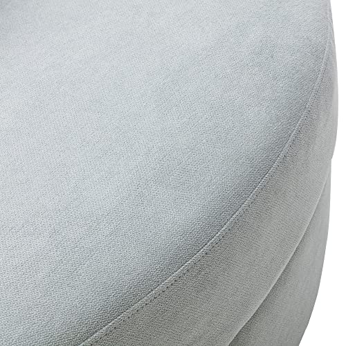 Oversized Swivel Accent Barrel Chair with Storage Ottoman+4 Pillows, Modern Upholstered Comfy Sofa Chaise Leisure Round Lounge Chair for Living Room/Bedroom (38in Beige Corduroy)