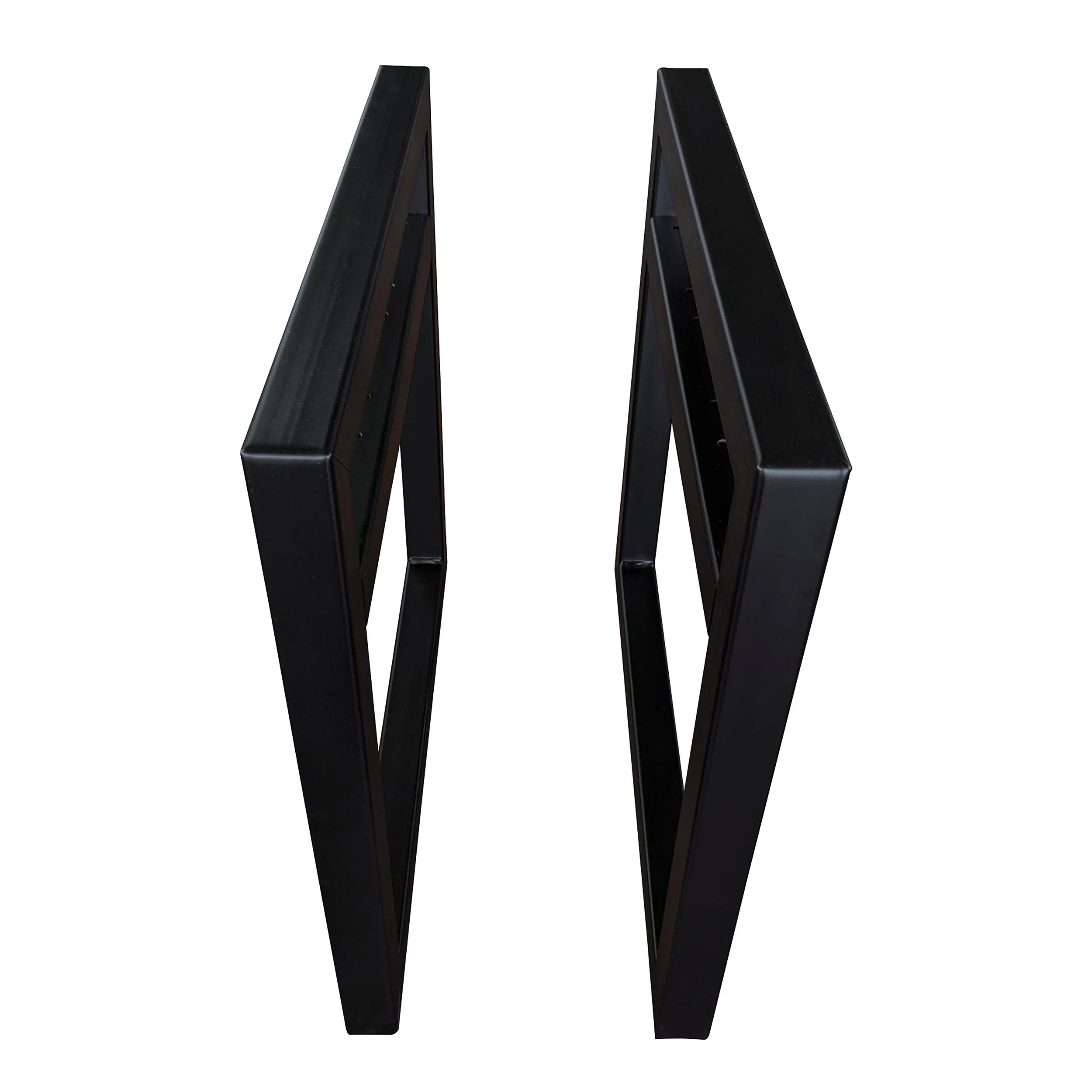Live Edge Timber Co. Cube Bench Legs Pair – 20” – Black