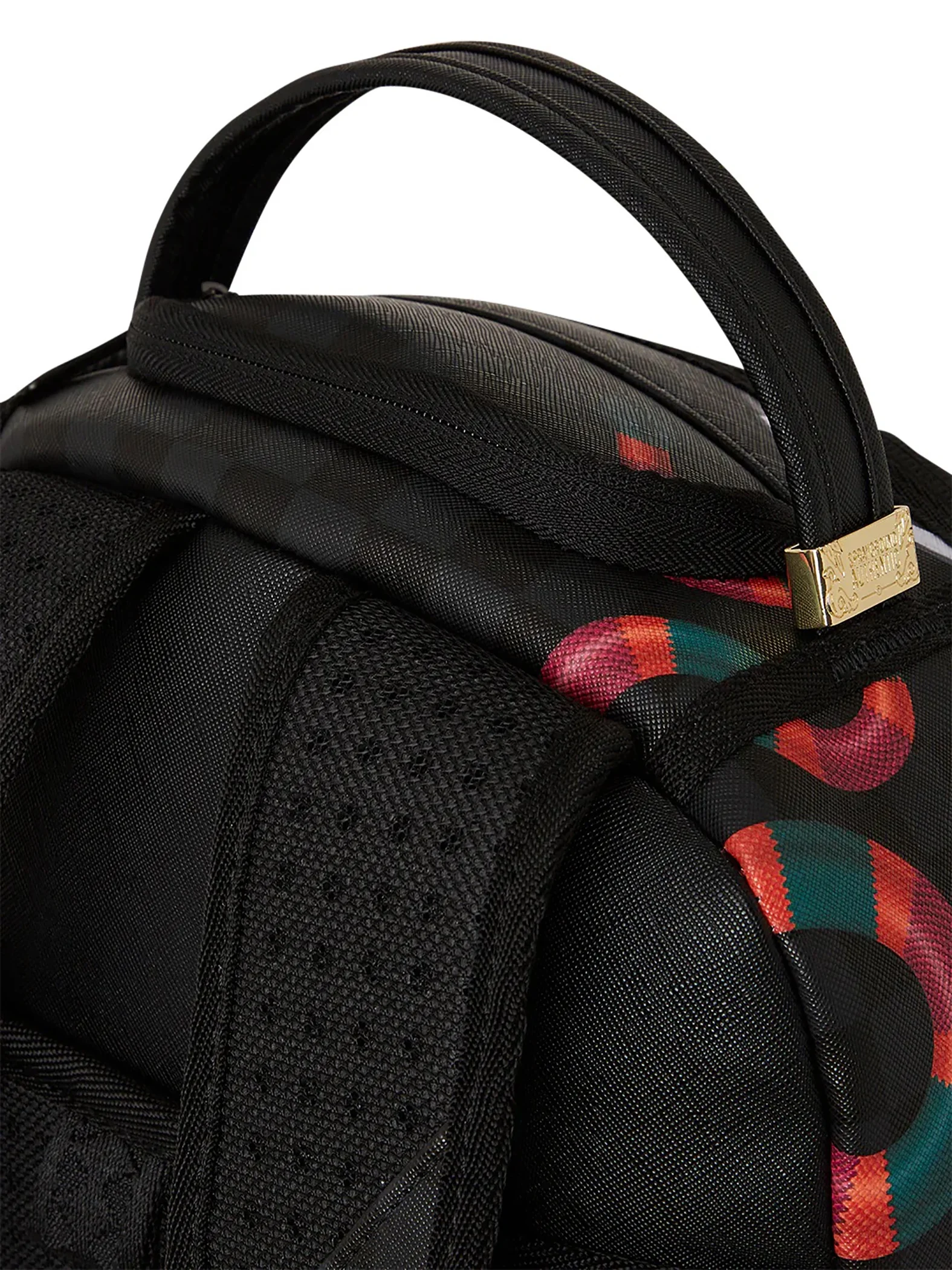 Sprayground Snakes On a Bag Backpack, Black