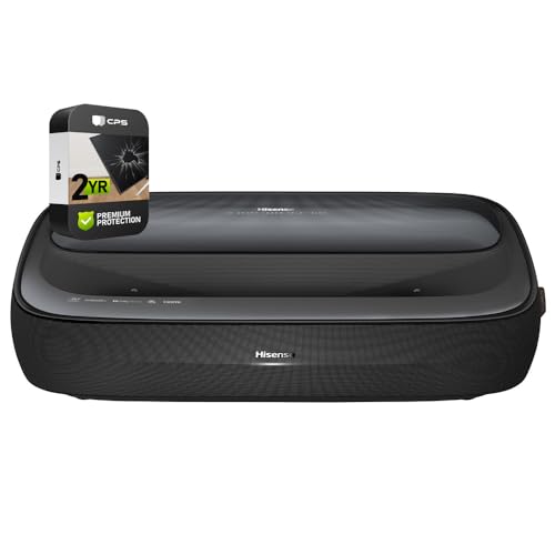 Hisense 4K UHD Laser TV Projector Bundle with 2 YR CPS Enhanced Protection Pack
