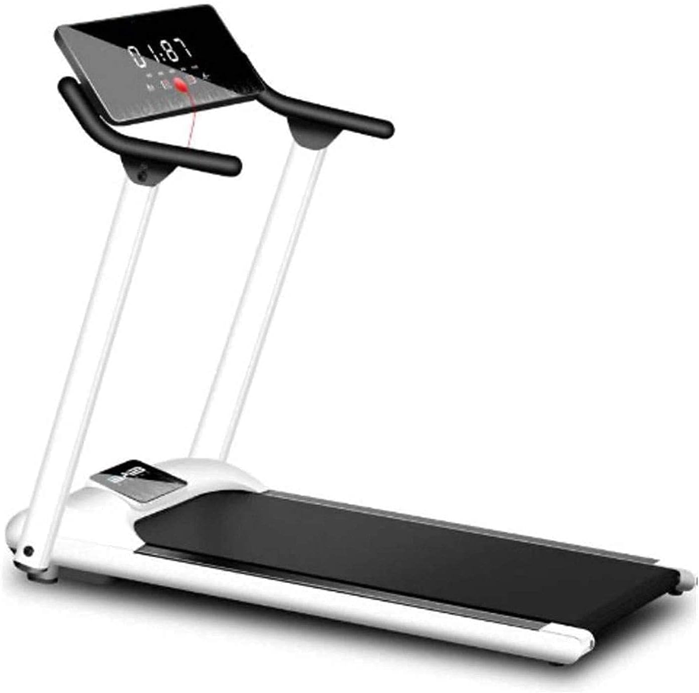 Folding Treadmills Indoor Folding Treadmill Small Electric Treadmill with LCD Monitor Ultra-Quiet Walkinghine Running Exercise