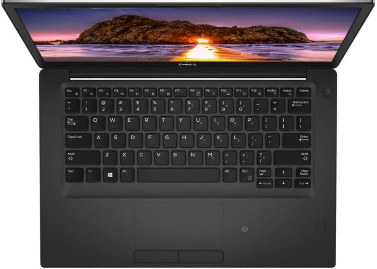 Dell Latitude 7490 14" HD Business Laptop, Intel Core i5-7300U 2.60 GHz, 16GB DDR4 RAM 256GB M.2 SSD, Webcam, Windows 10 Pro 64 Bit (Renewed)