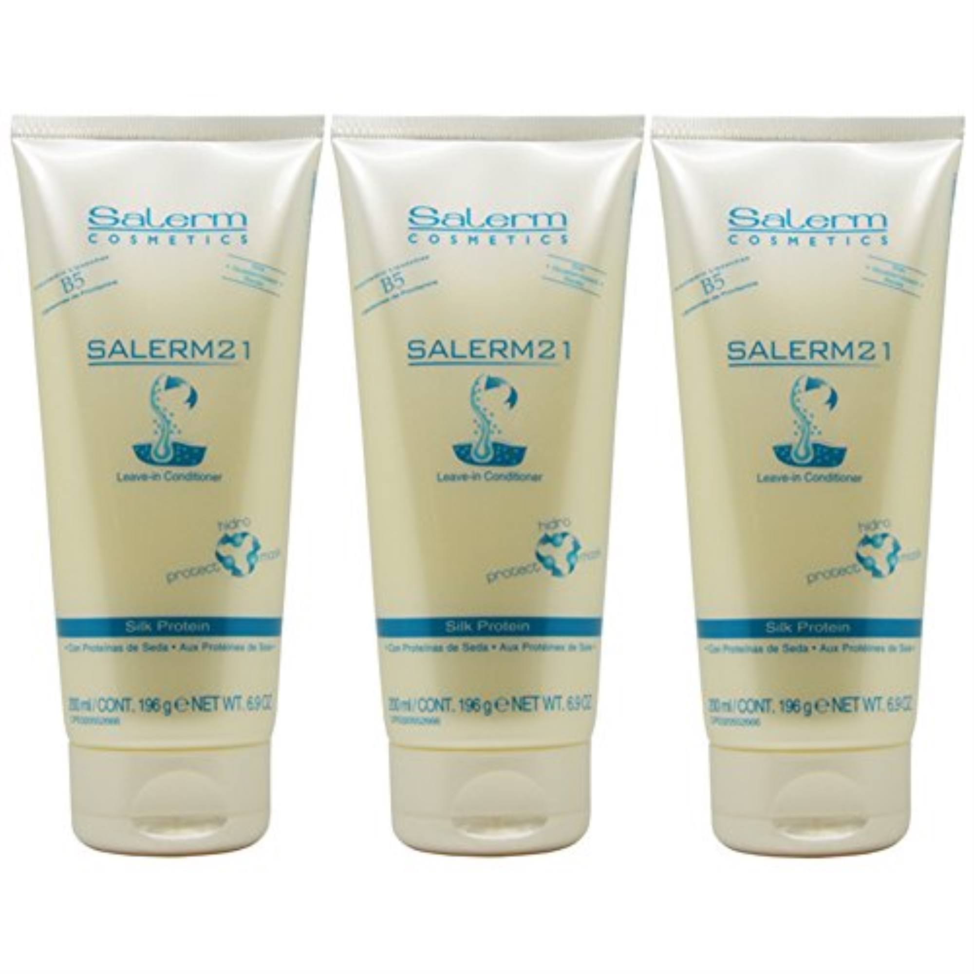 Salerm 21 Silk Protein Leave in Conditioner 6.9oz (Pack of 3)