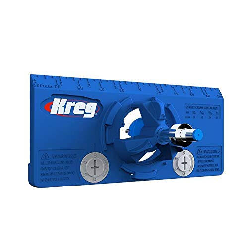 Kreg Drawer Slide Hardware and Hinge Jig with Two 2x22 Face Clamp