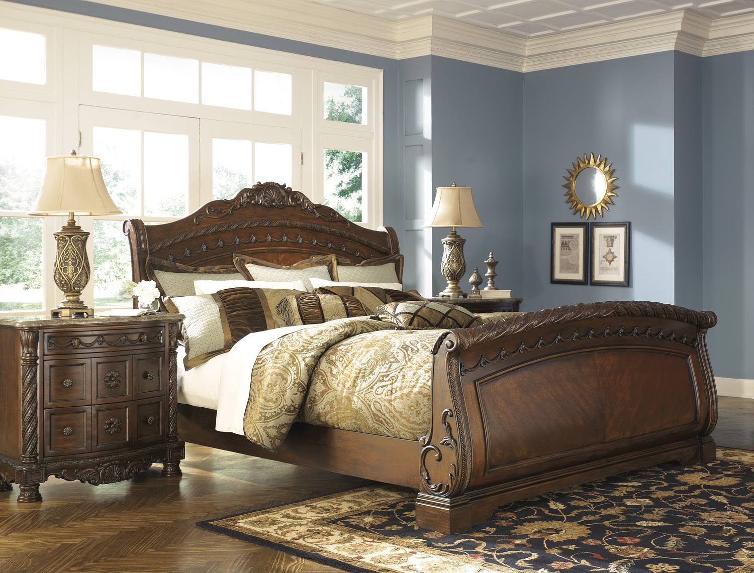 Ashley North Shore King/California King Sleigh Footboard