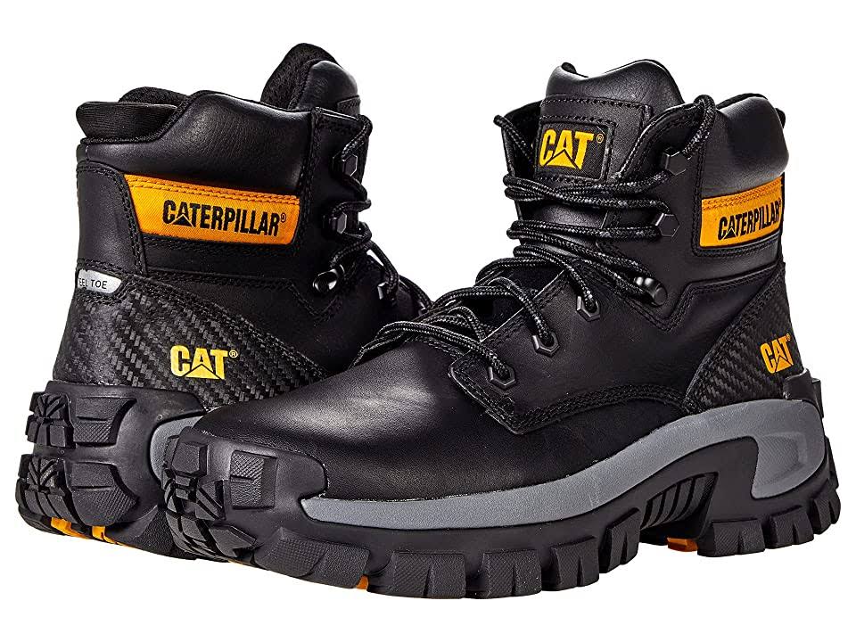 Cat Invader Hi Steel Toe Boots, Men's Black