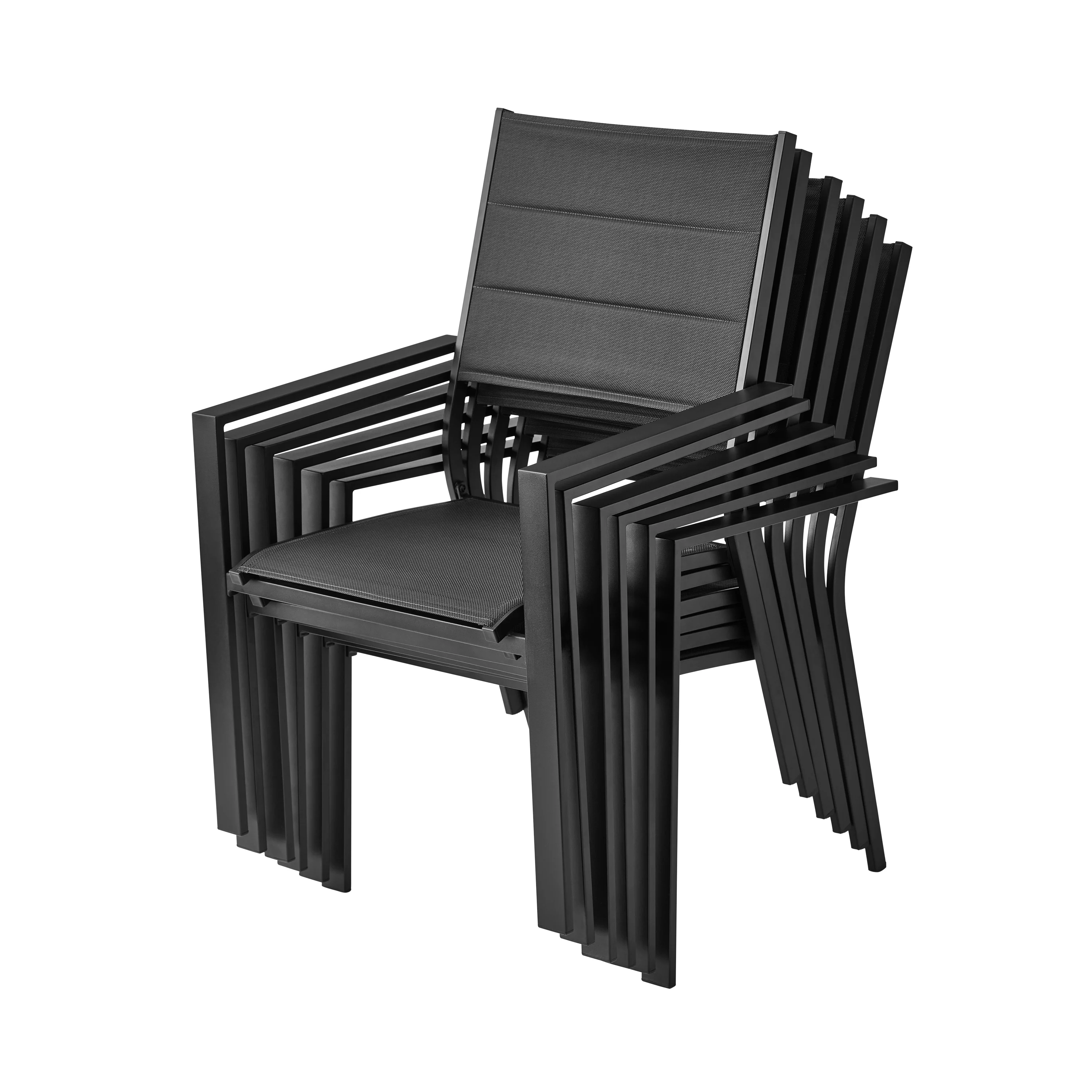Mainstays Dashwood 7-Piece Outdoor Patio Dining Set, Black