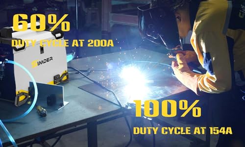 SSIMDER Aluminum MIG Welder Pulse MIG/MAG/HF TIG/Stick/Pilot ARC Plasma Cutter 200A Welding Machine SD4050Pro 10 in 1 Welder Cutter Combo