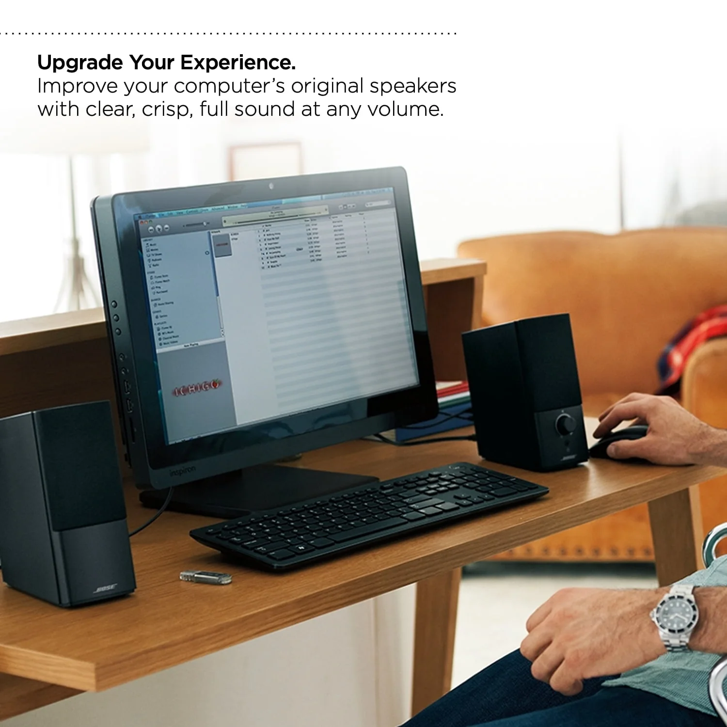 Bose Companion 2 Multimedia Computer Speaker System - 2 speakers per pack, 7.5 inches