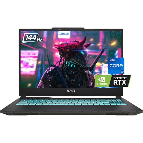 MSI Cyborg 15 Gaming Laptop Computer, 15.6" 144Hz FHD, Intel 10-Core i7-12650H, GeForce RTX 4060 8GB GDDR6, 32GB DDR5 RAM, 1TB PCIe SSD, WiFi 6, Bluetooth 5.2, Backlit Keyboard, Windows 11, Tichang