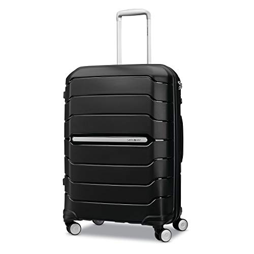 Samsonite Freeform 21-Inch Hardside Carry-On Luggage - Hardshell Carry-On Suitcase - TSA, Airline-Approved - Expandable Hard Shell, Smooth Rolling Spinner Wheels for Lightweight Travel - Navy