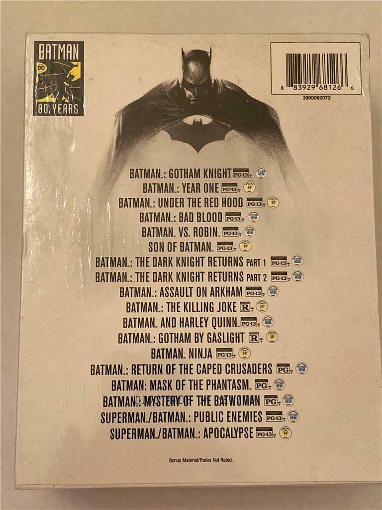 Batman: 80th Anniversary 18-Film Collection (Blu-ray)