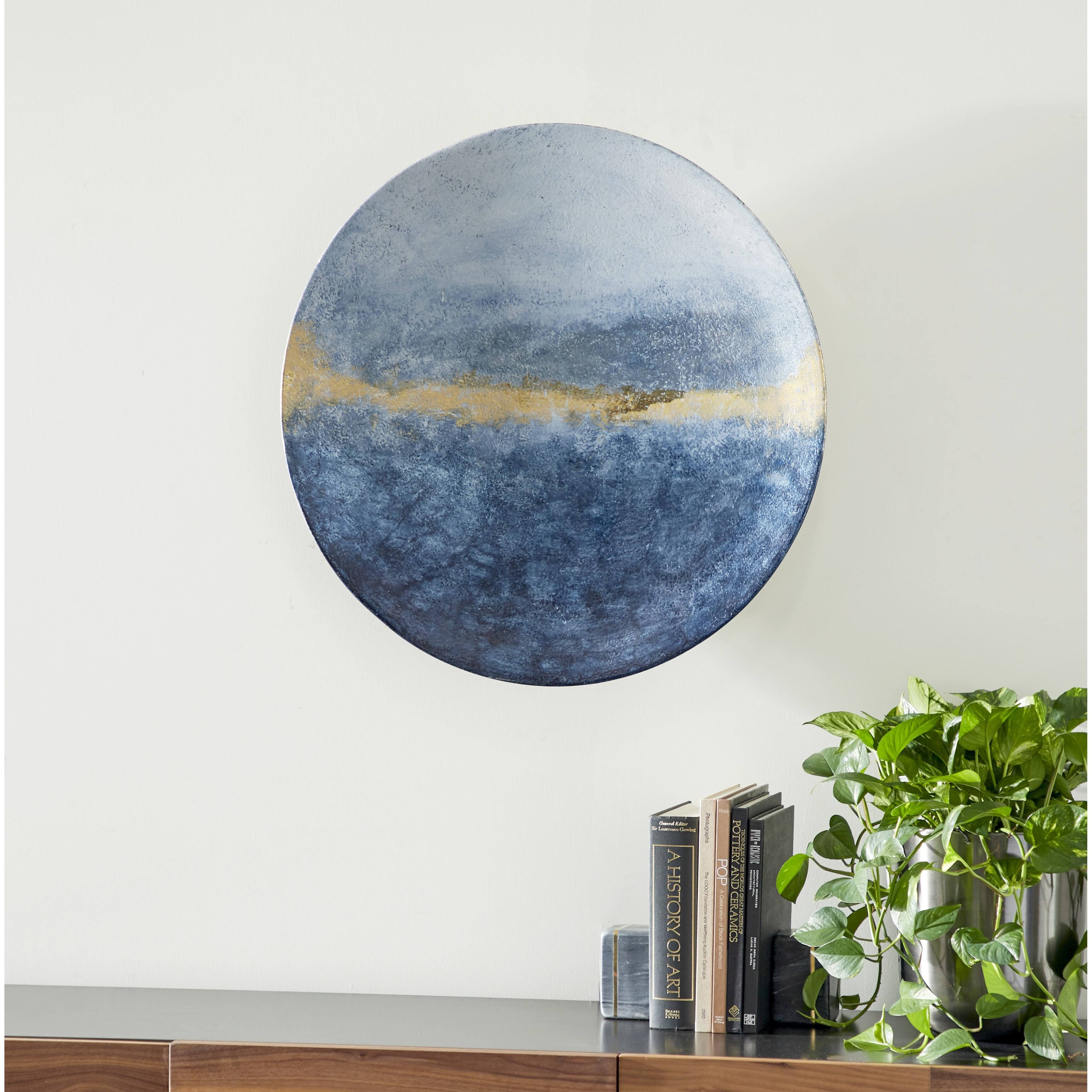 Metal Round Wall Decor - Multi