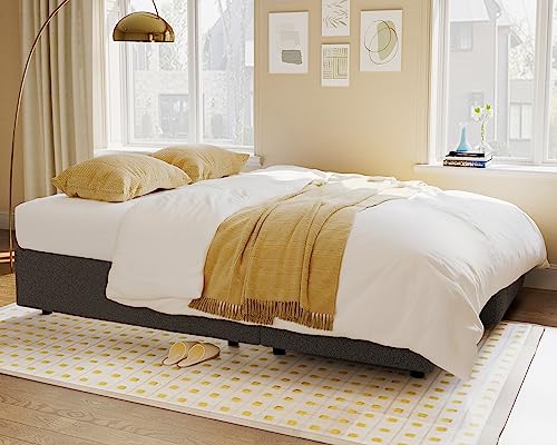 VanAcc Sleeper Sofa, Sofa Bed- 2 in 1 Pull Out Couch Bed with Storage Chaise for Living Room, Beige Chenille Couch