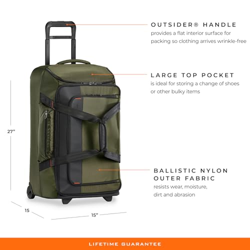 Briggs & Riley Travel Duffel Bag - Weekender & Overnight Luggage for Women & Men, Softside Bag - ZDX Collection