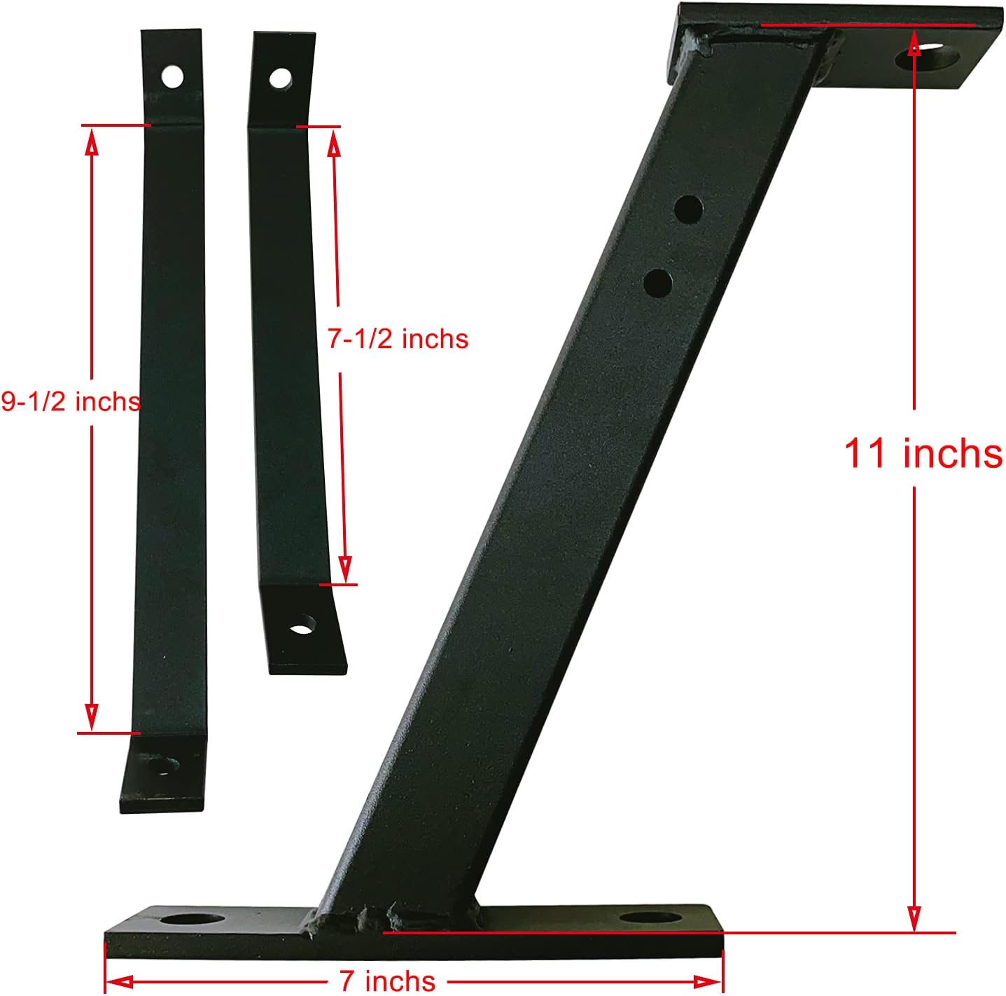 Fivepine Lawn Mower Trailer Hitch Riding Mower Garden Tractor Hitch fit for John Deere/Cub Cadet/Husqvarna/Craftsman -Raise 11 inches Pack of 2