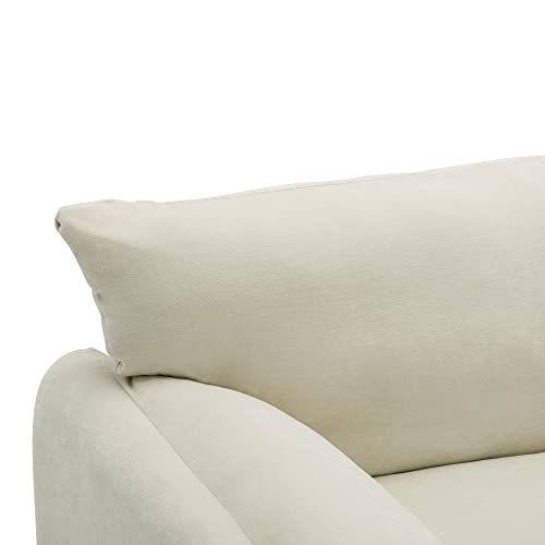 Chenille Oversized Armchair-Modern Accent Chair & Single Sofa Lounge, 38.6'' Wide, Comfortable Seating for Living Room & Bedroom, Grey
