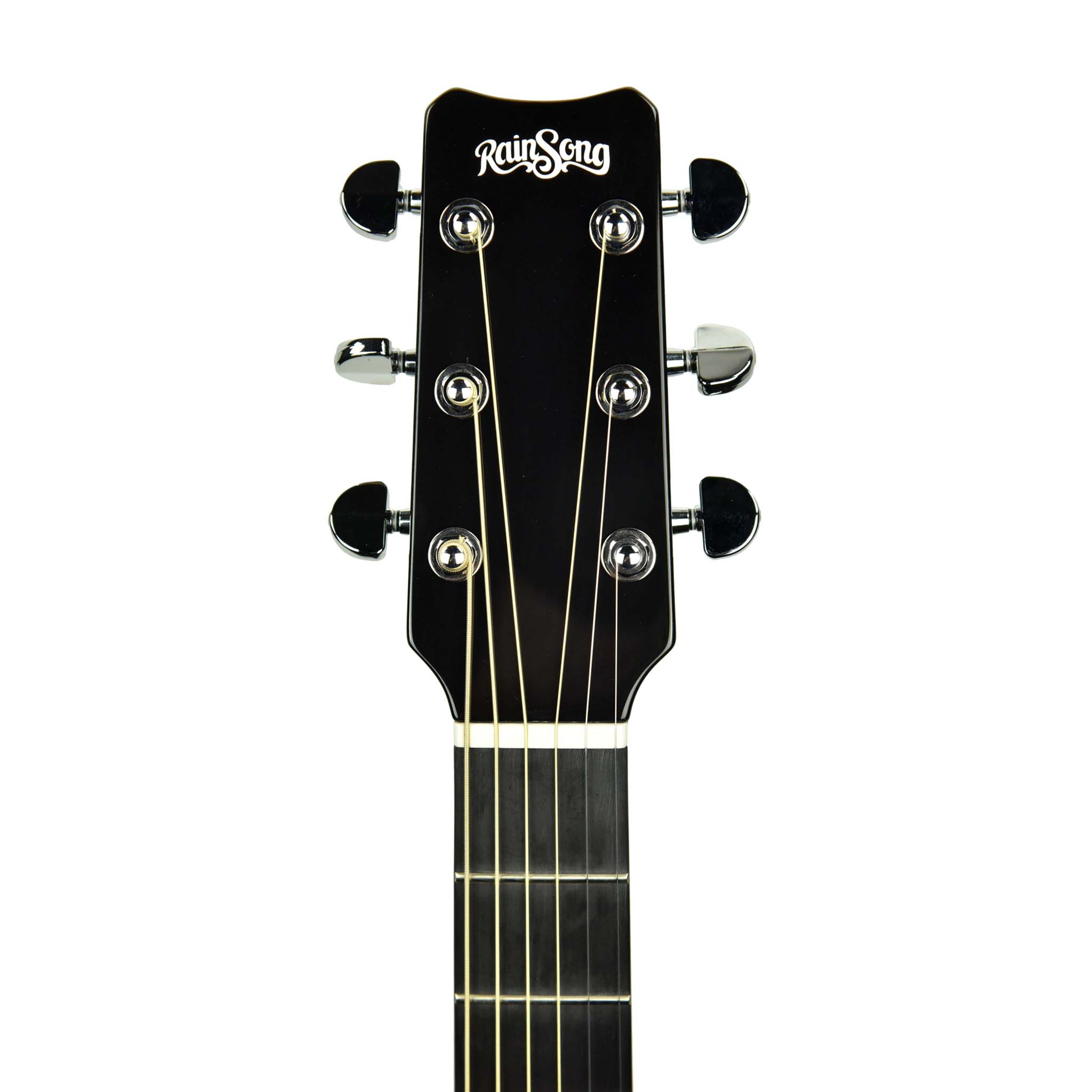 Rainsong BI-WS1000N1 Black Ice Series Acoustic-Electric Guitar w/Case