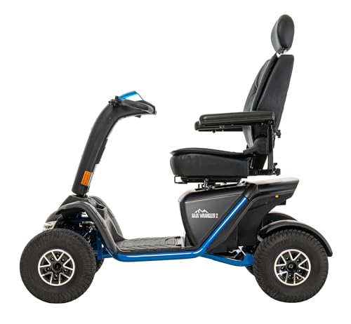 Pride Baja Wrangler 2, Outdoor Mobility Scooter, with 5-Year Extended Warr (True Blue, 22 x 20 x 22 Seat)
